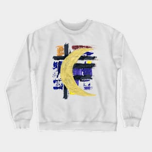 Abstract Moon Crewneck Sweatshirt